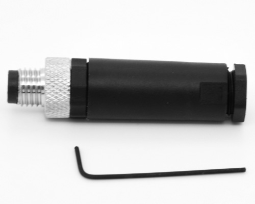 M8 Field Wireable Connector, 3 pin 4 pin Screw Terminal
