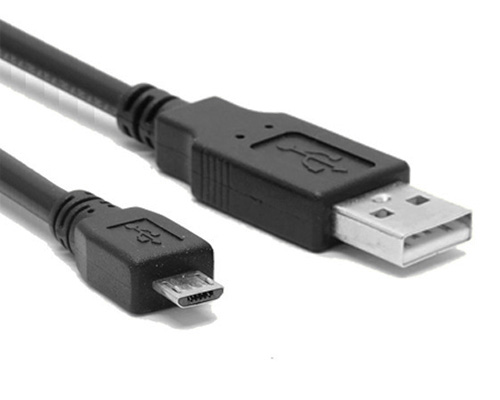 USB Cable, Straight A M to Micro B Male Data Cable 
