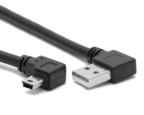 右弯 USB A公 对 右弯 MINI USB 数据线 制造商