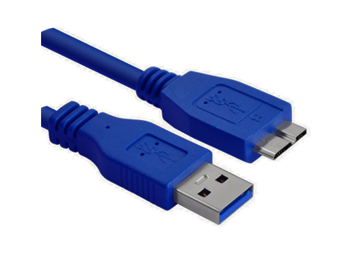 Usb 3.0 Data Cable, Type A Male To Micro USB 3.0 B Male Connector