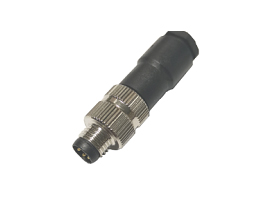 M8 type B coded assembled waterproof connector